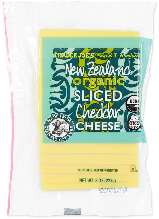 New Zealand Organic Sliced Cheddar Cheese